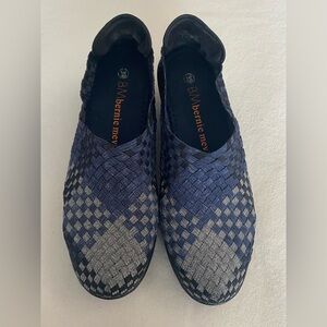 Bernie Mev woven wedge shoe